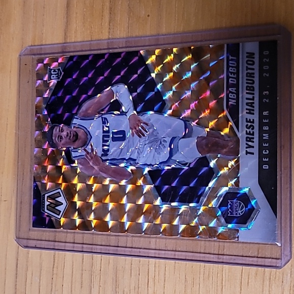 Tyrese Haliburton. 2 Rookie Card Prizms. Mosiac and Prizm Draft Pick. - Picture 3 of 5